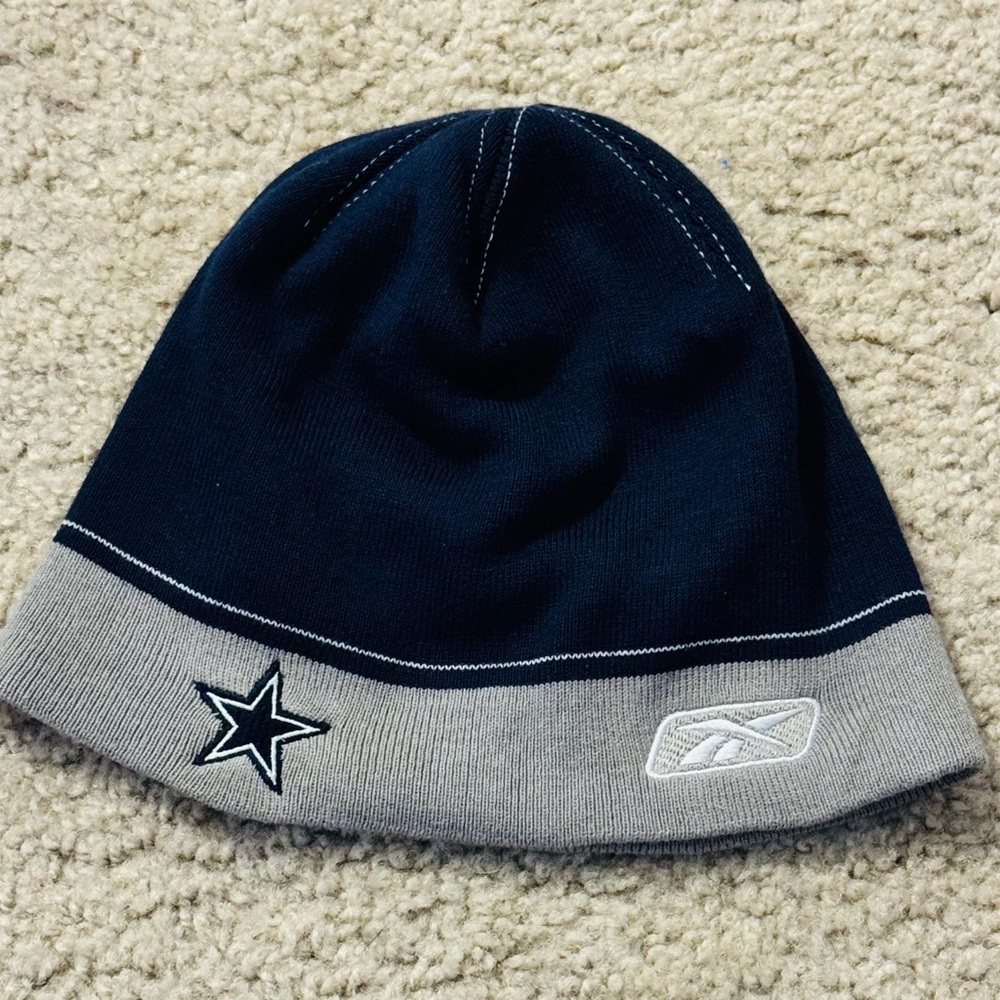 NFL Kids' Navy and Gray Beanie